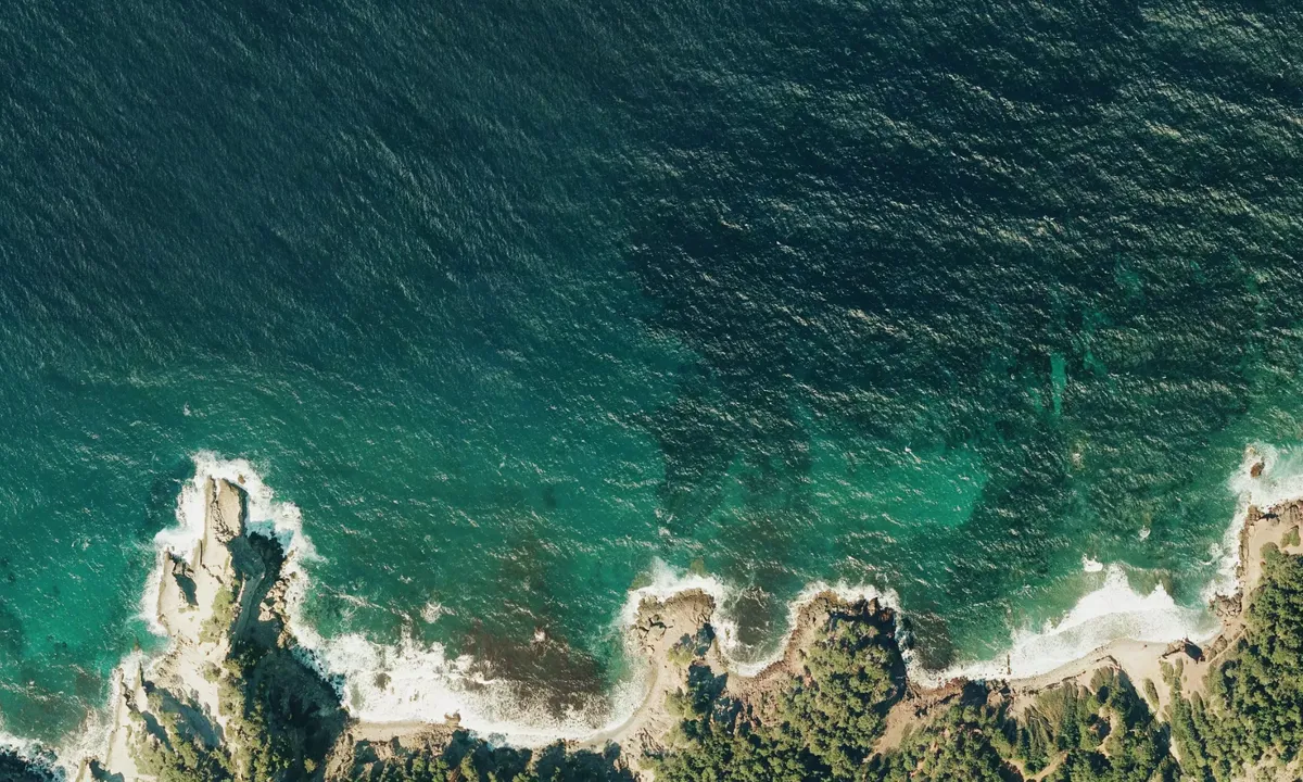 Flyfoto av Cala Gata