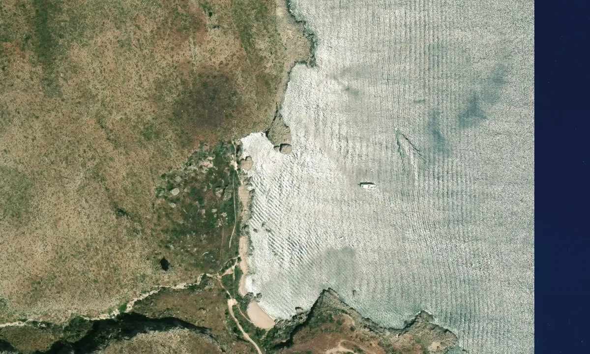 Satelite image of Cala Grottazza