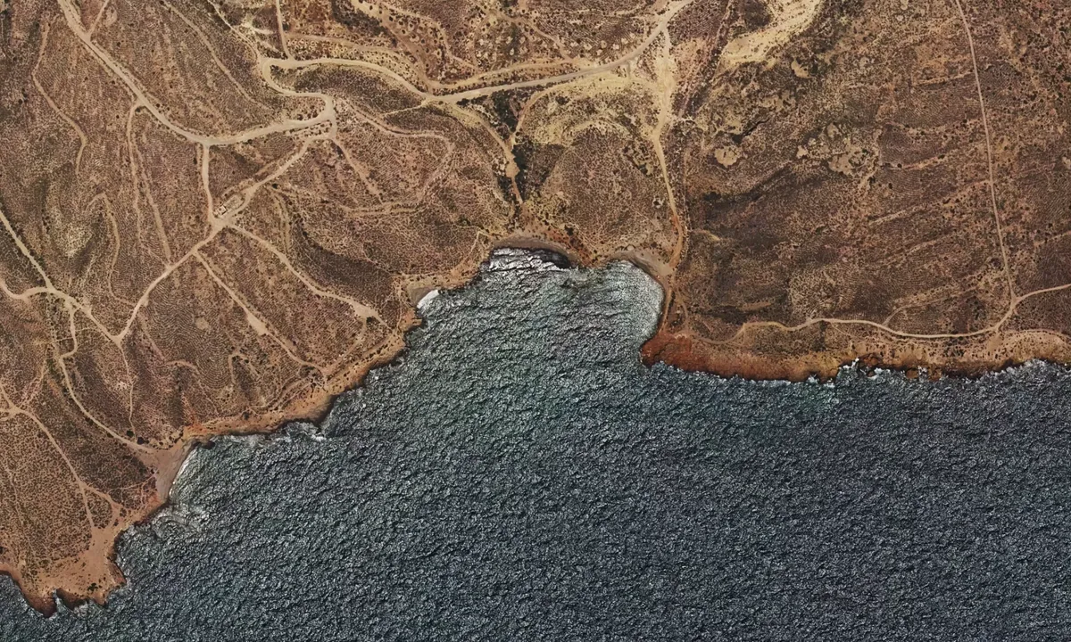 Flyfoto av Cala Leno