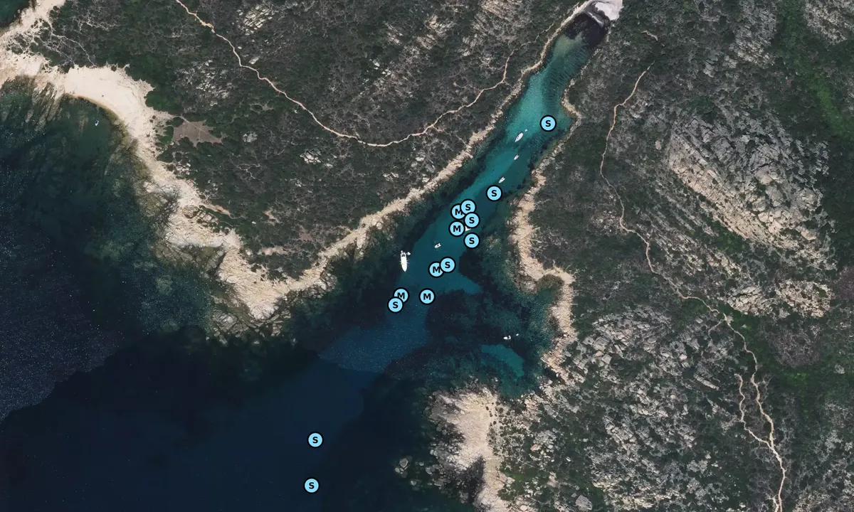 Satelite image of Cala Longa