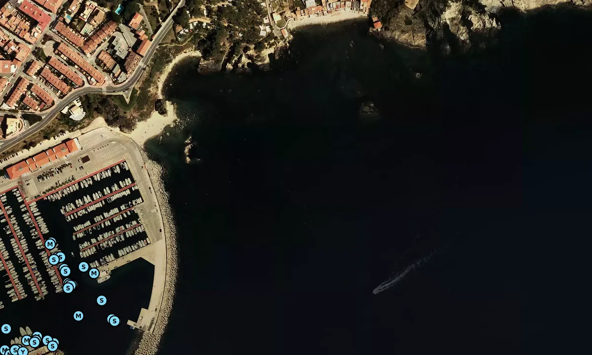Satelite image of Cala Margarida