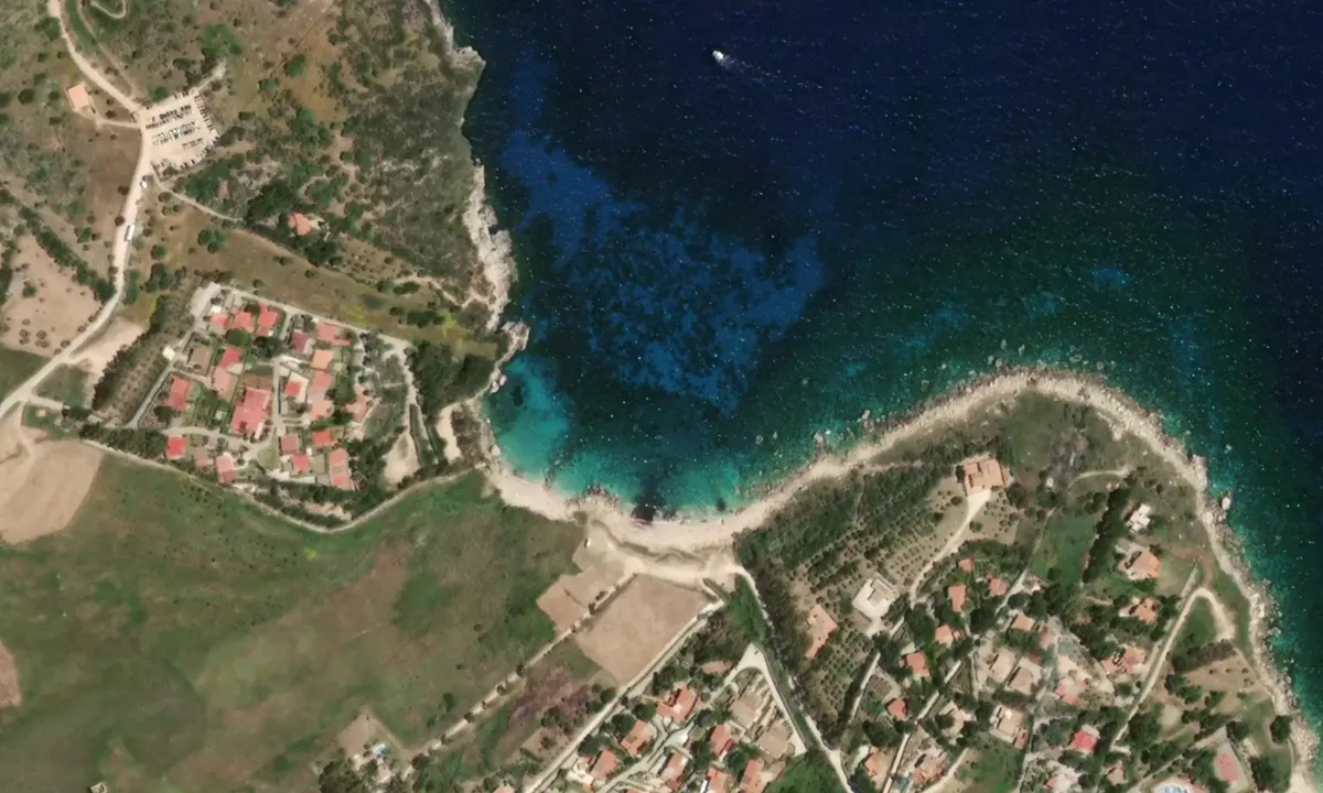 Flyfoto av Cala Mazzo Di Sciaca