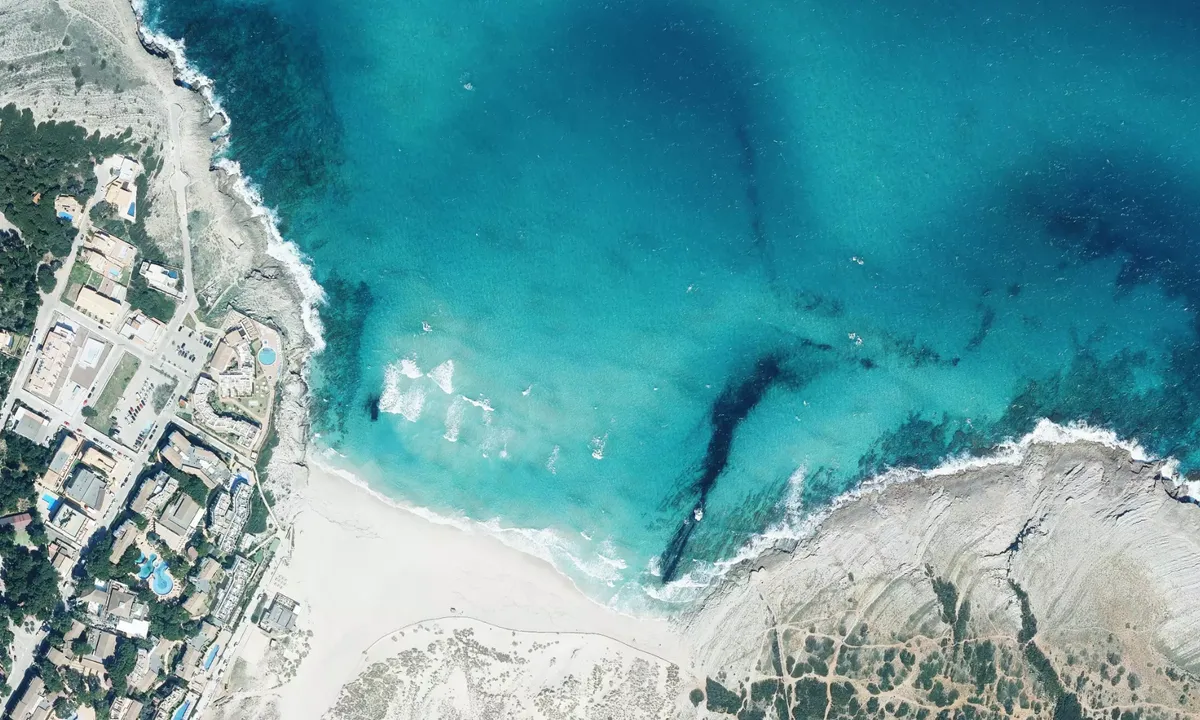 Flyfoto av Cala Mesquida - Balearic Islands