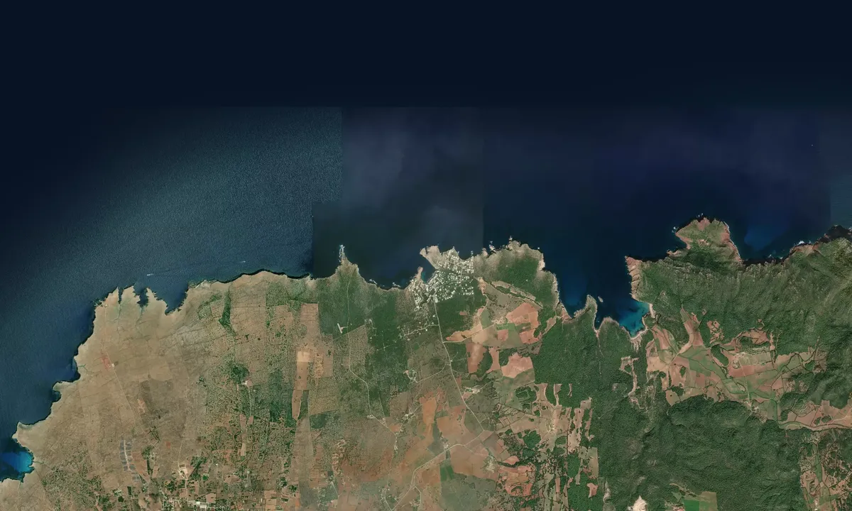 Flyfoto av Cala Morell