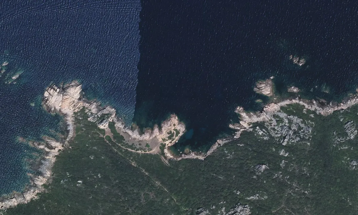 Flyfoto av Cala Muretta South