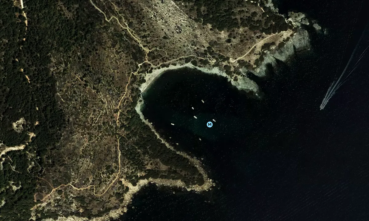 Satelite image of Cala Murtra