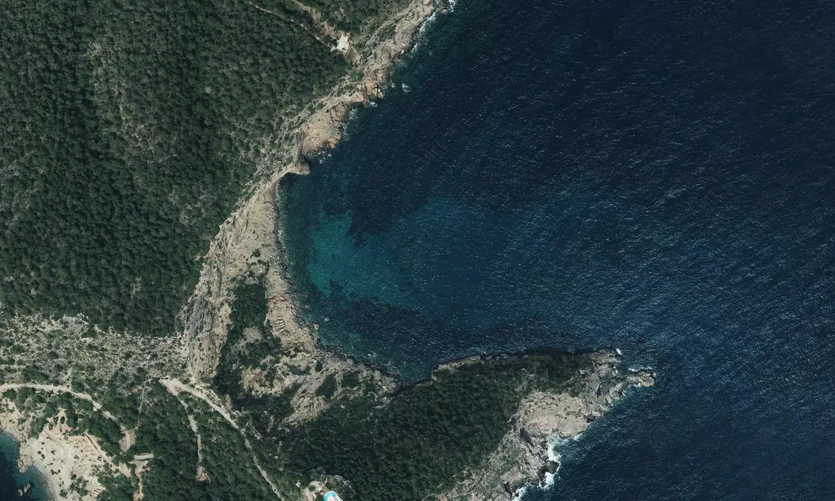 Flyfoto av Cala Negra
