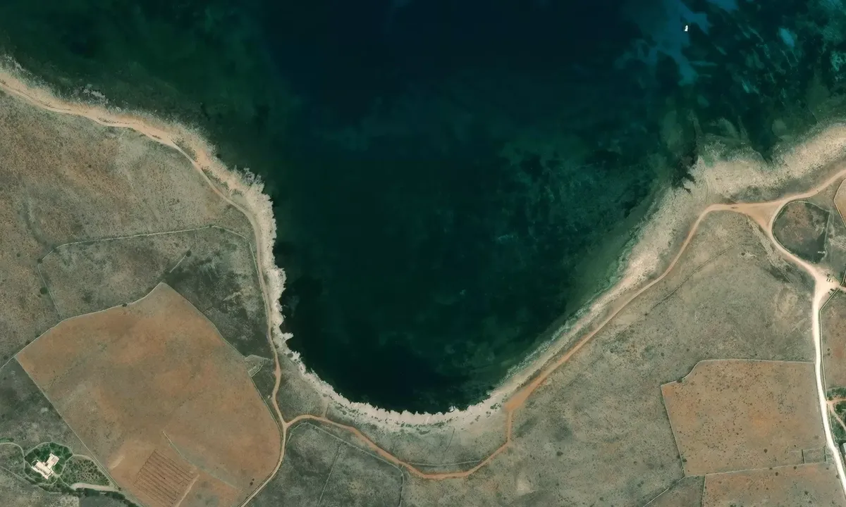 Satelite image of Cala Pozzo