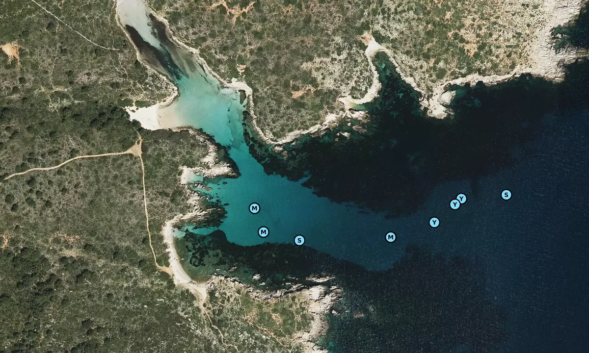 Satelite image of Cala Pudent