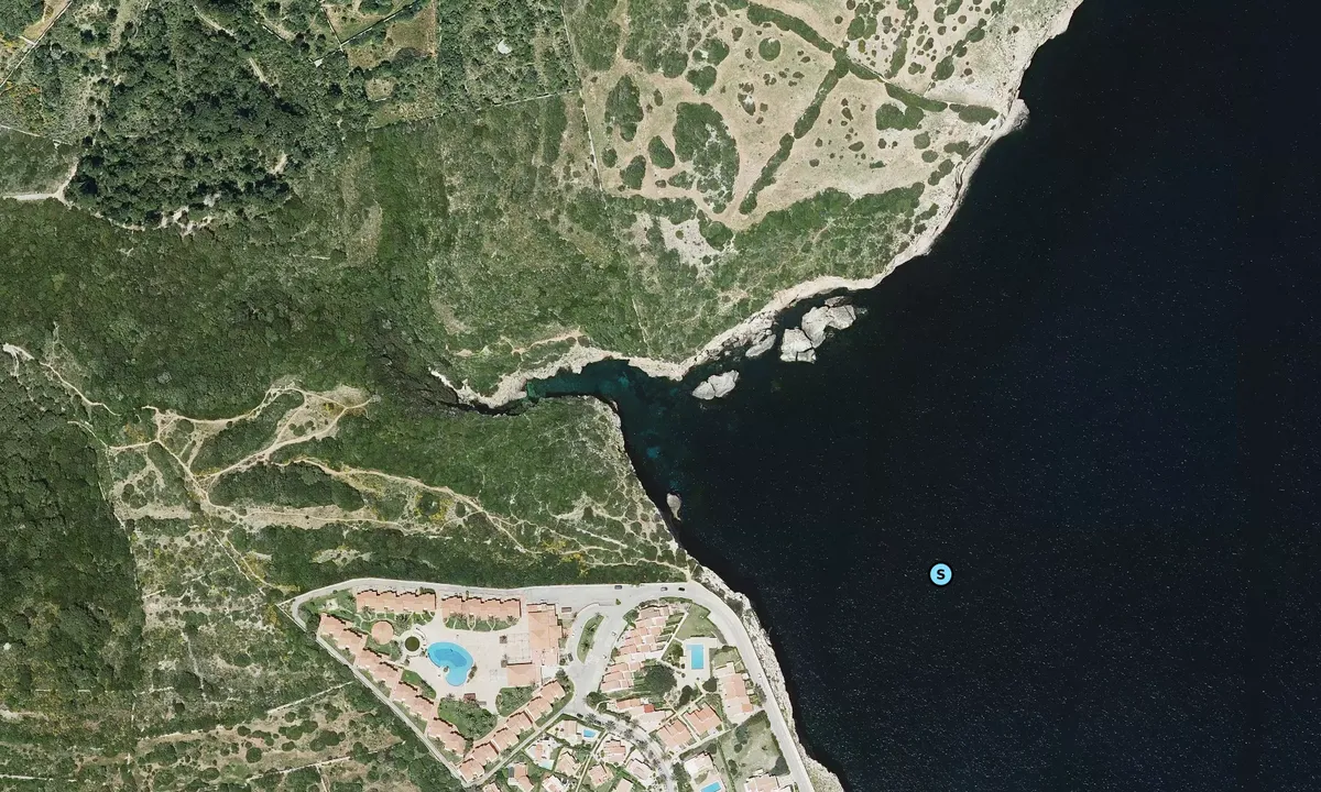 Satelite image of Cala Rafalet