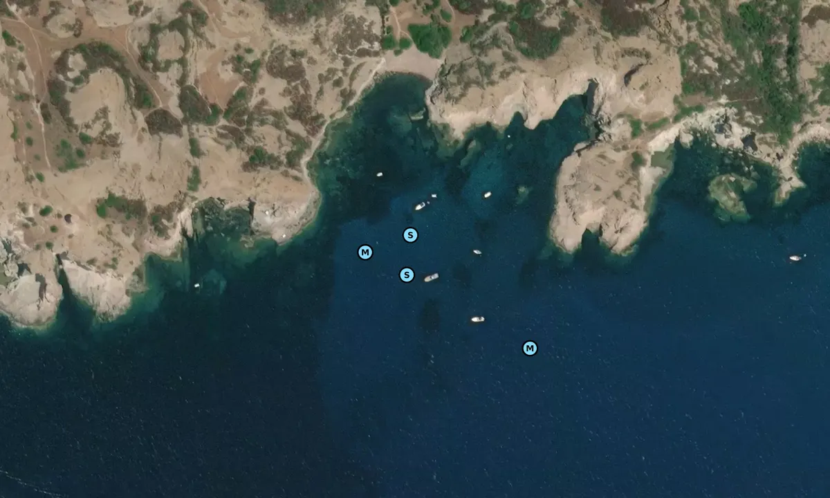 Satelite image of Cala Sa Codulera
