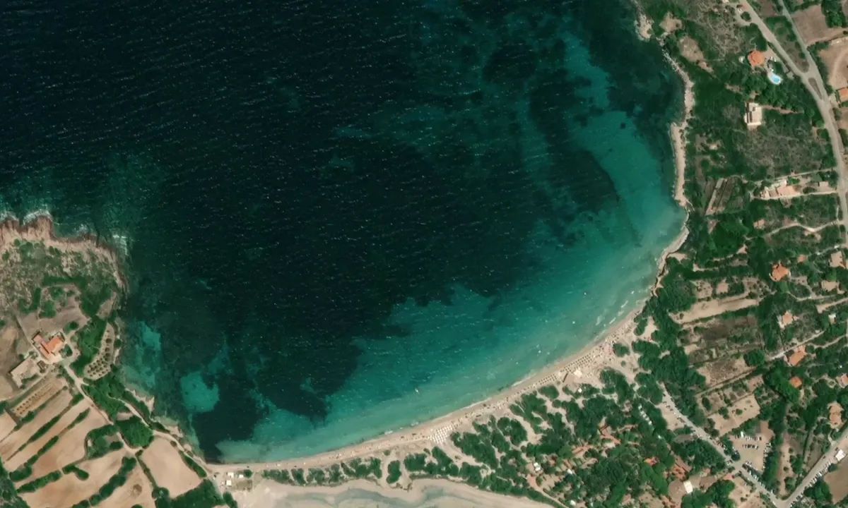 Flyfoto av Cala Salina
