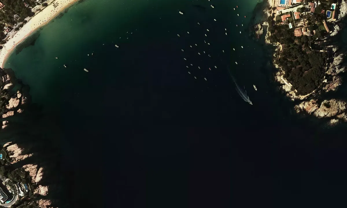 Flyfoto av Cala Sant Pol