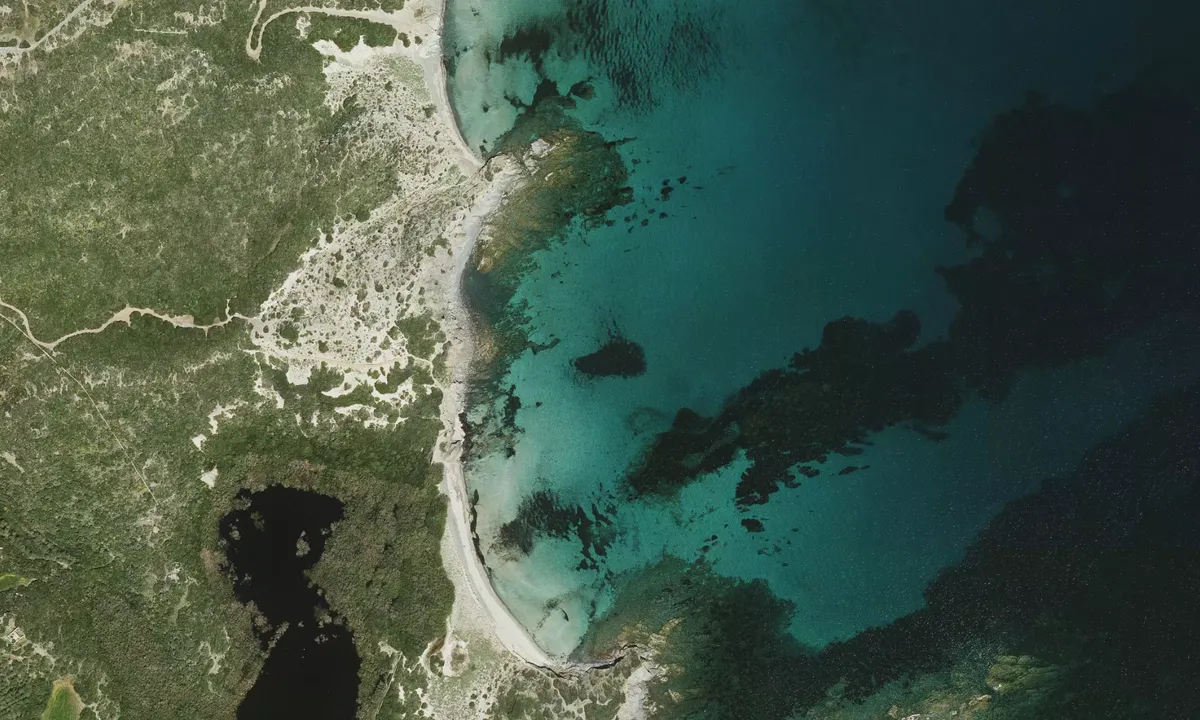 Flyfoto av Cala Tortuga
