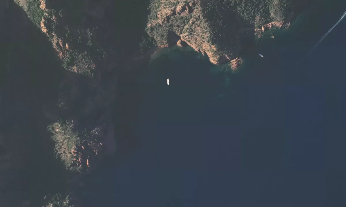 Flyfoto av Cala Vecchia