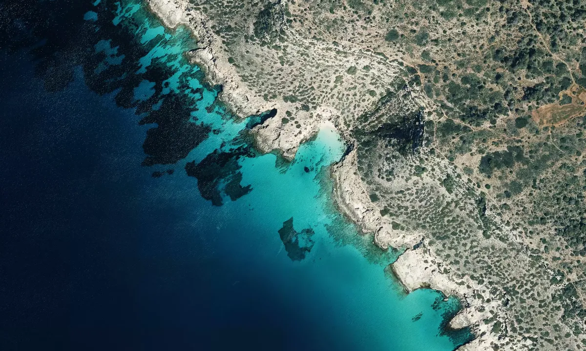 Flyfoto av Cala Vella