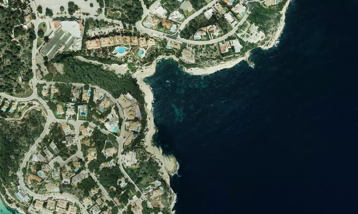 Flyfoto av Cala Xada