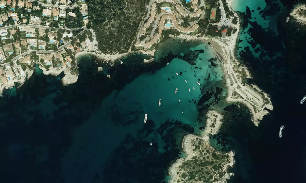 Flyfoto av Cala Xinxell