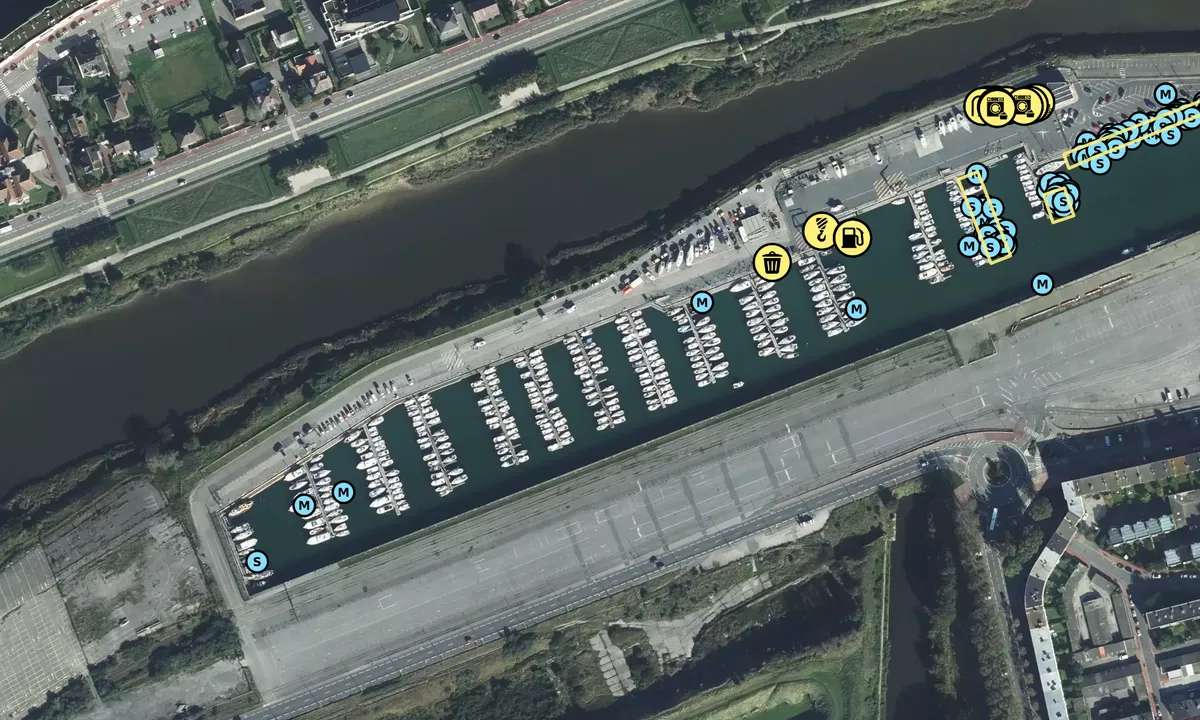 Satelite image of Calais