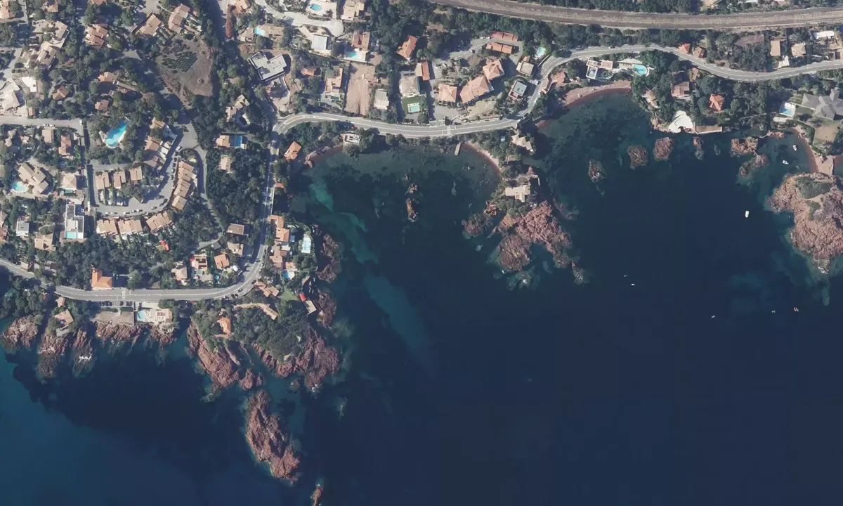 Satelite image of Calanque des Anglais