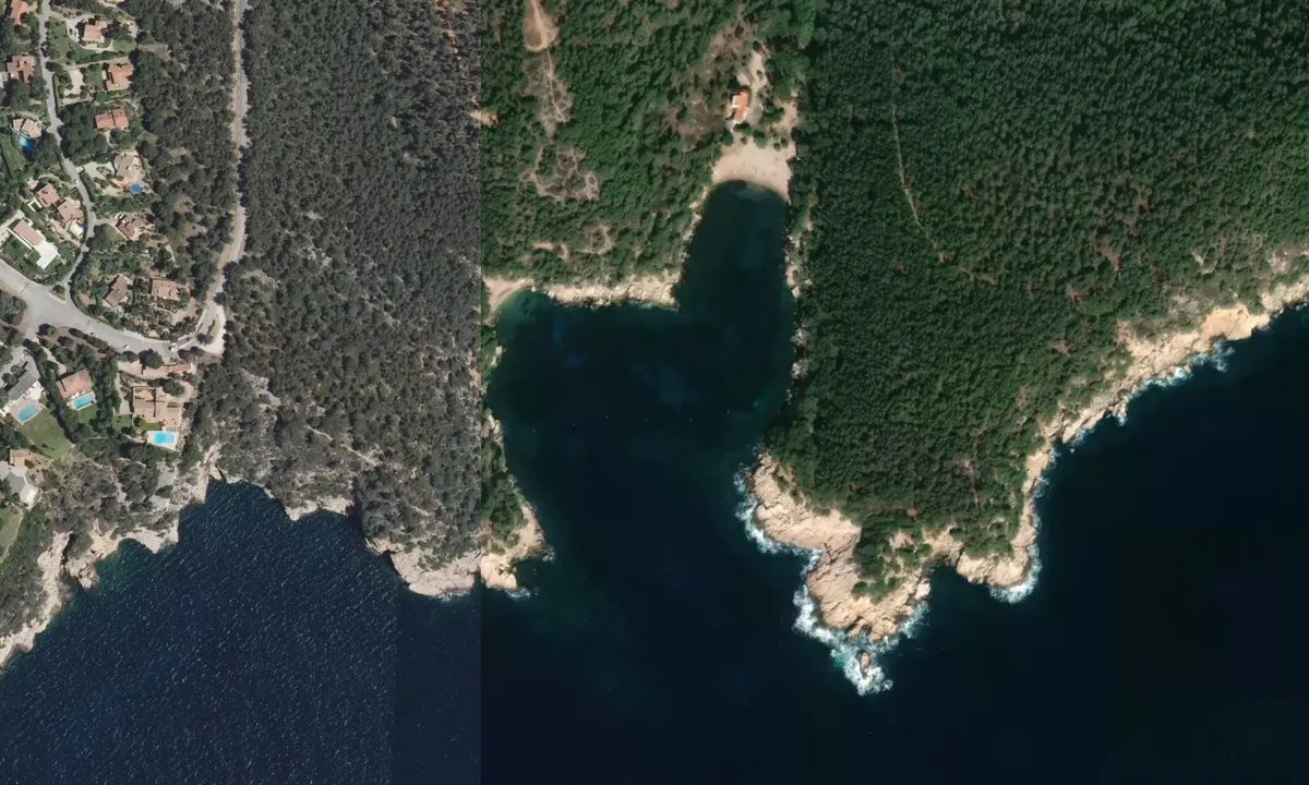 Flyfoto av Calanque du Port d'Alon