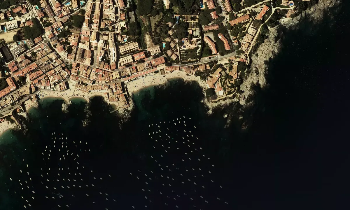 Flyfoto av Calella