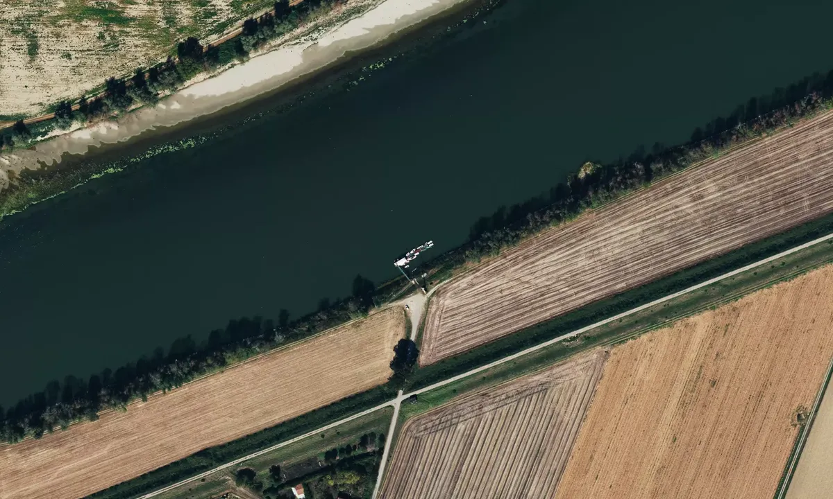 Satelite image of Calendasco