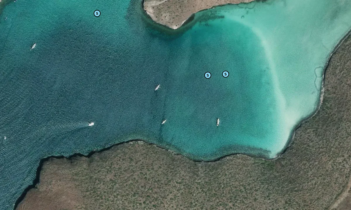 Satelite image of Caleta Lobos
