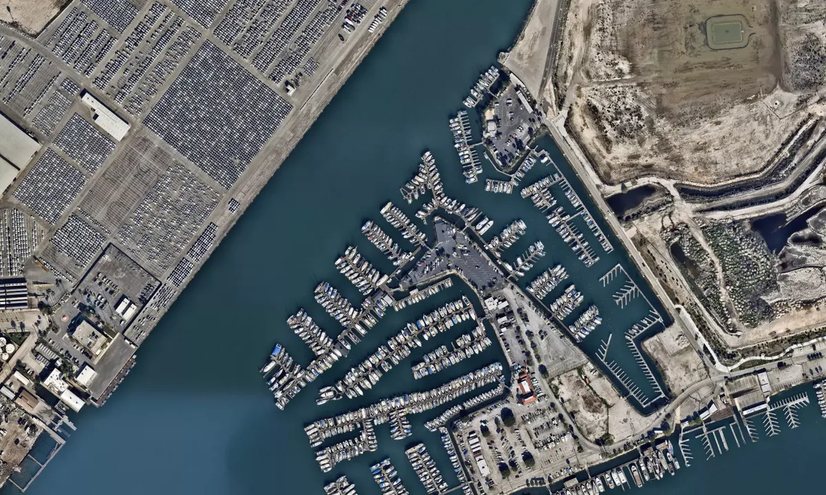 Flyfoto av California Yacht Marina - Los Angeles