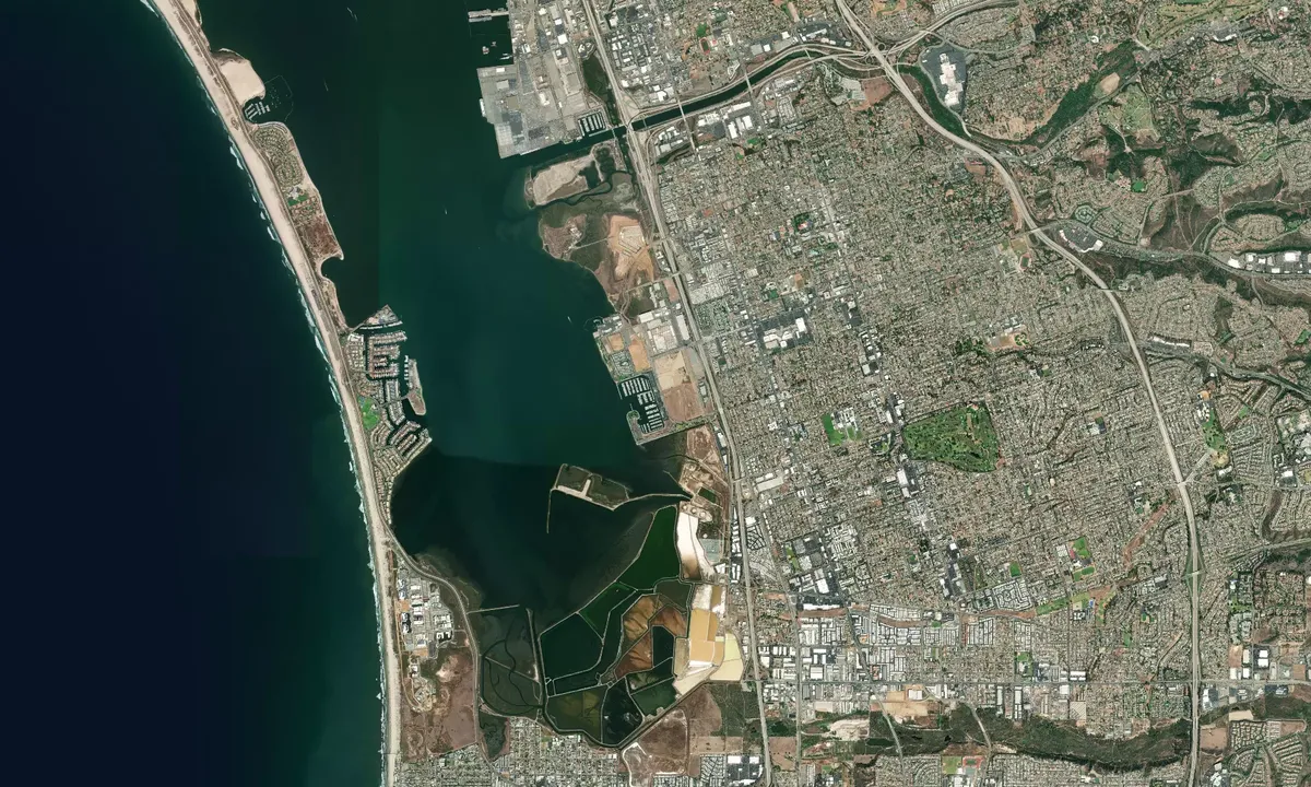 Flyfoto av California Yacht Marina - San Diego