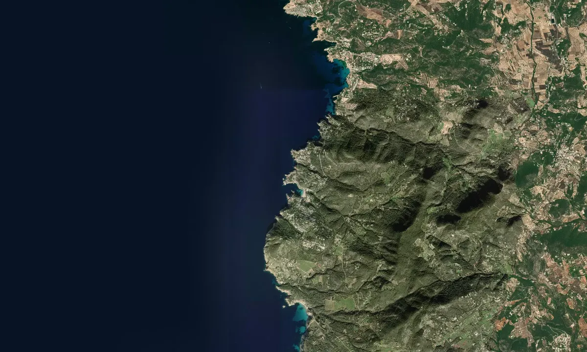 Flyfoto av Calla Bodella (vadella)