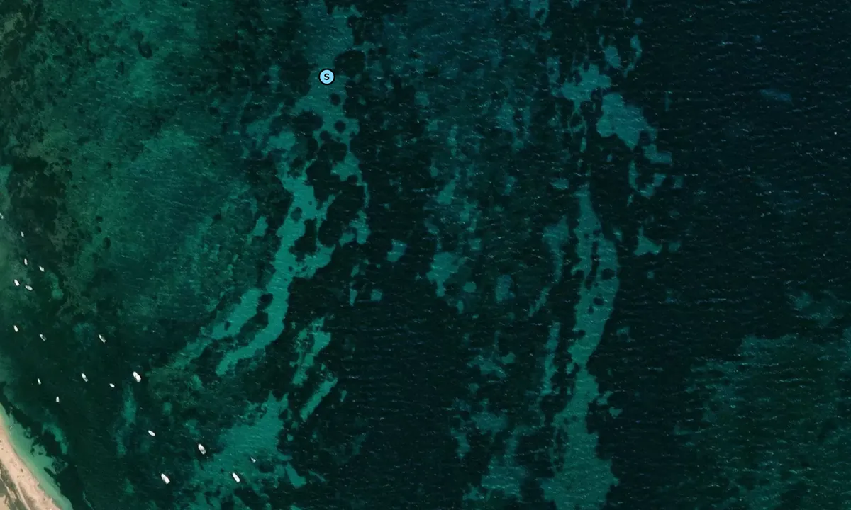 Satelite image of Calla su Pallosu