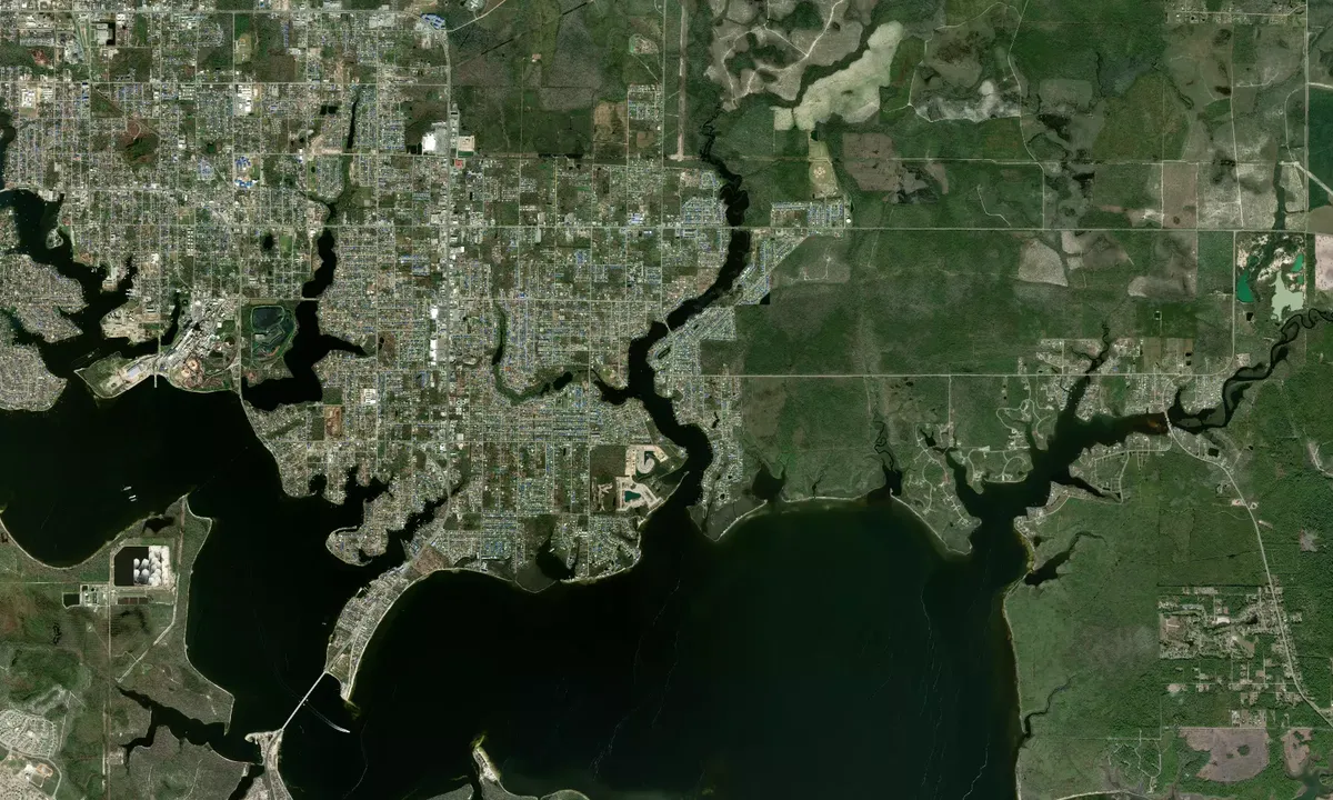 Flyfoto av Callaway Bayou