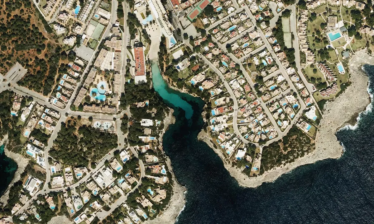 Satelite image of Calo de Ses Egues