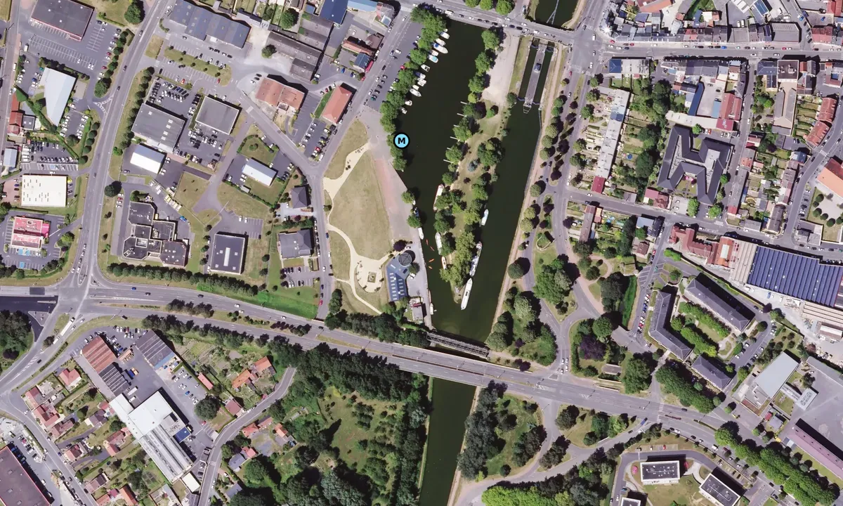 Satelite image of Cambrai Harbour