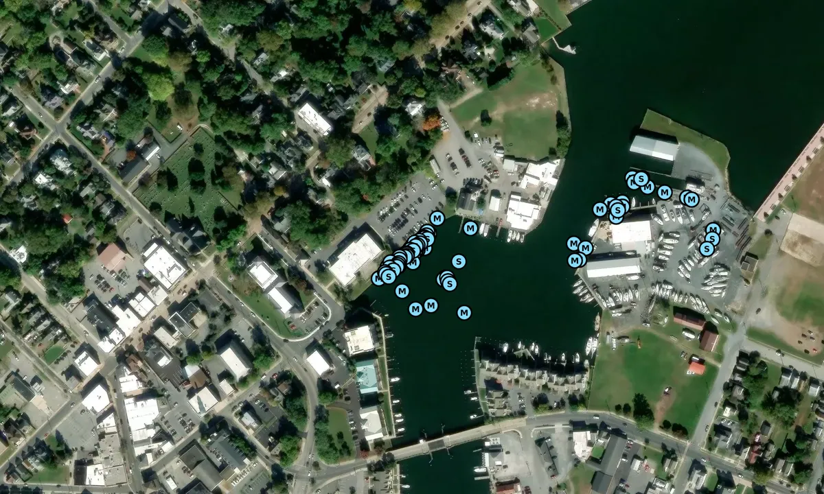 Satelite image of Cambridge Creek