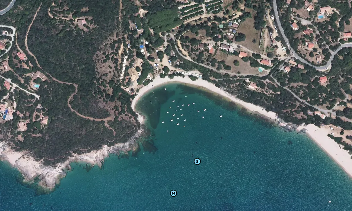 Satelite image of Camping D'Aglio