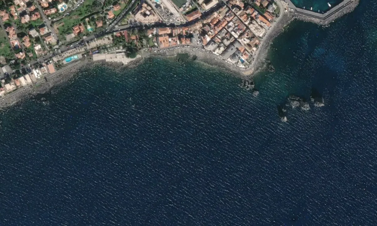 Flyfoto av Campo Boe Acitrezza