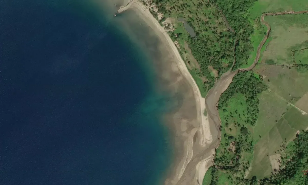 Satelite image of Campomanes Bay