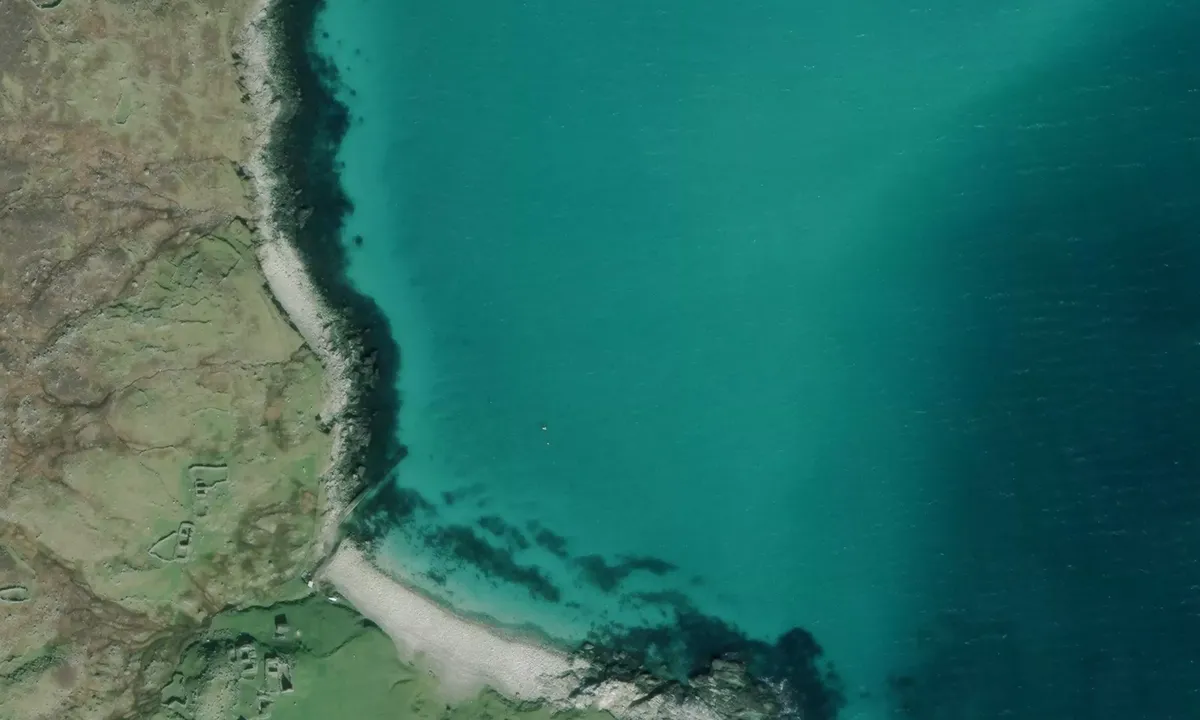 Satelite image of Caolas an Scarp