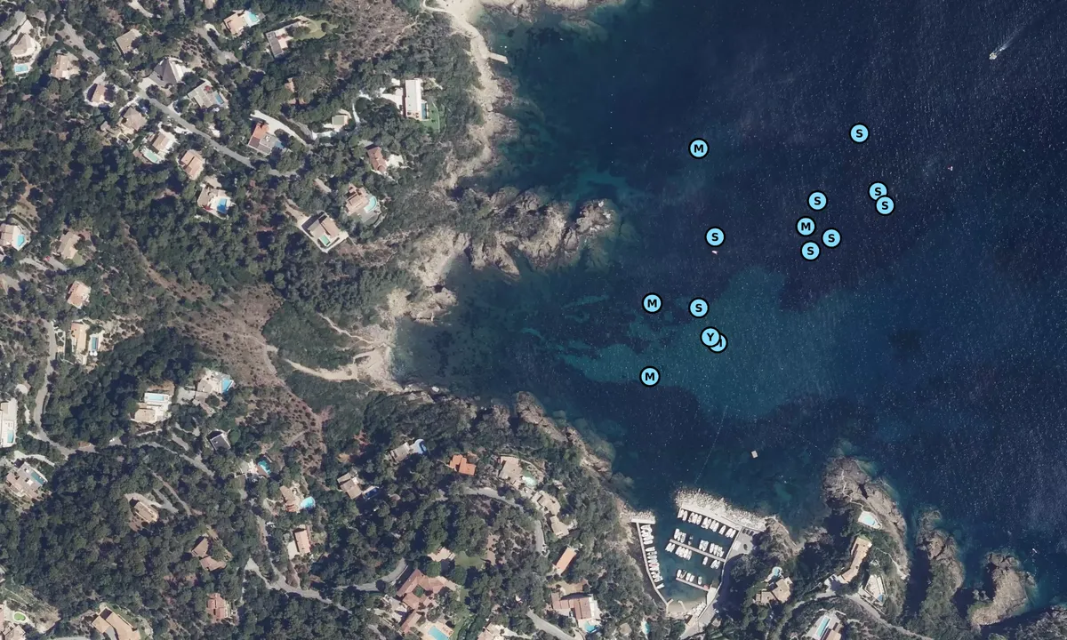 Satelite image of Cap Bénat