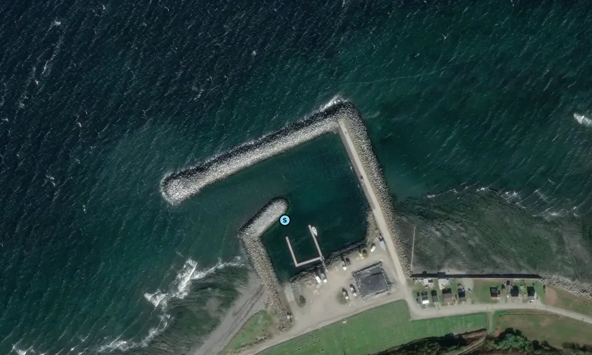 Satelite image of Cap-Chat Fishing Port