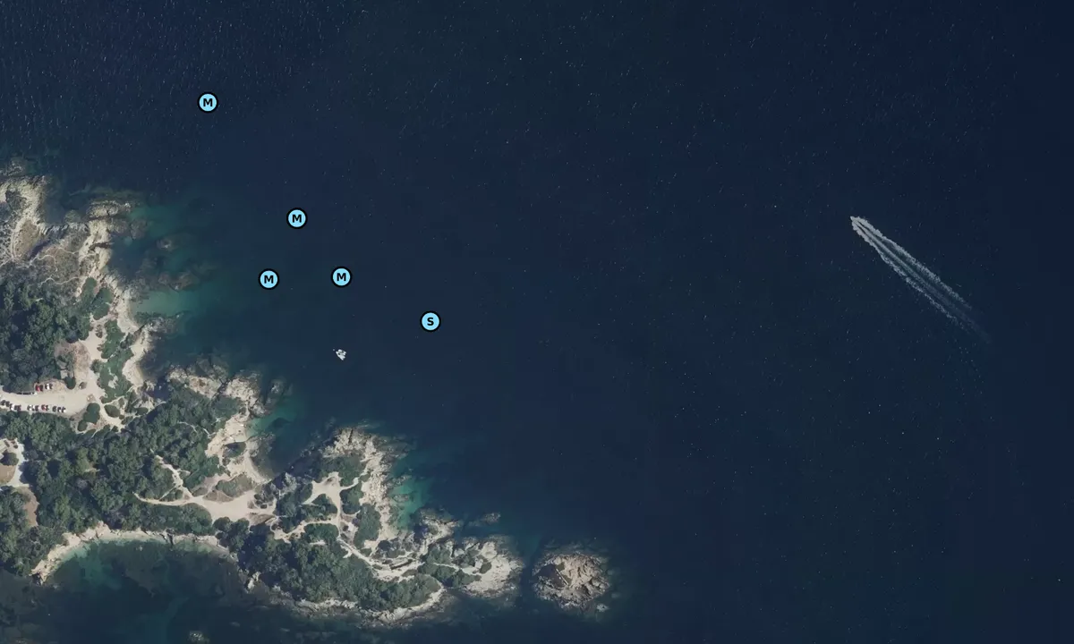 Satelite image of Cap de l'Estérel