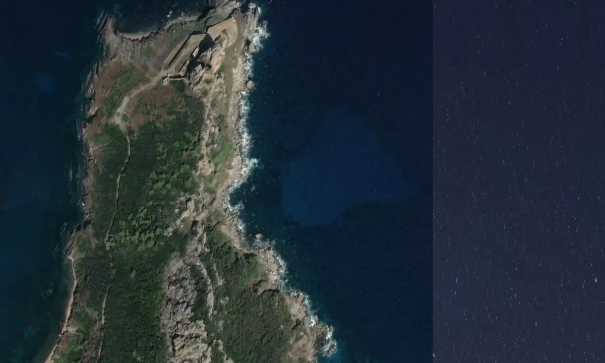 Flyfoto av Cap des Mèdes