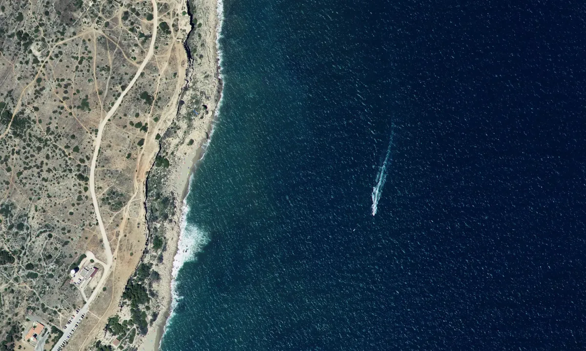Flyfoto av Cap Leucate