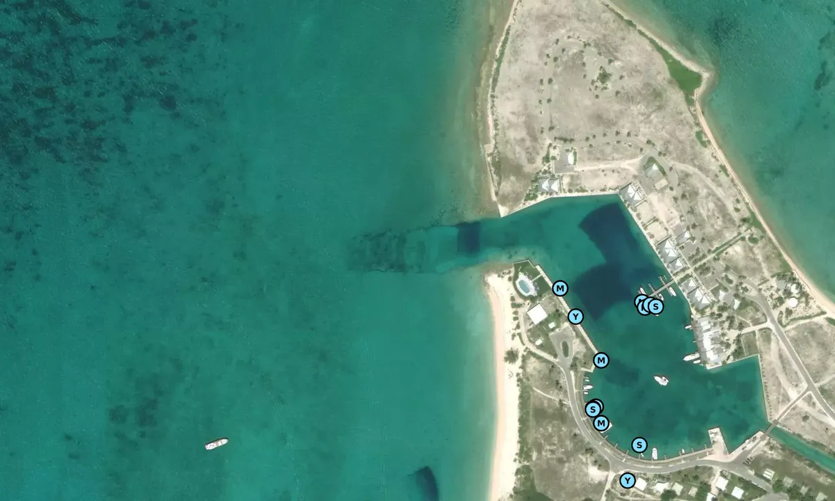 Satelite image of Cape Eleuthera Resort and Marina