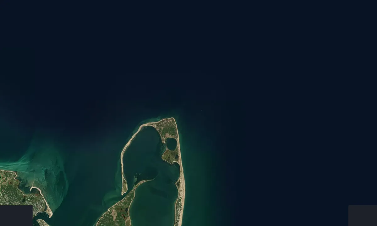 Flyfoto av Cape Poge Light
