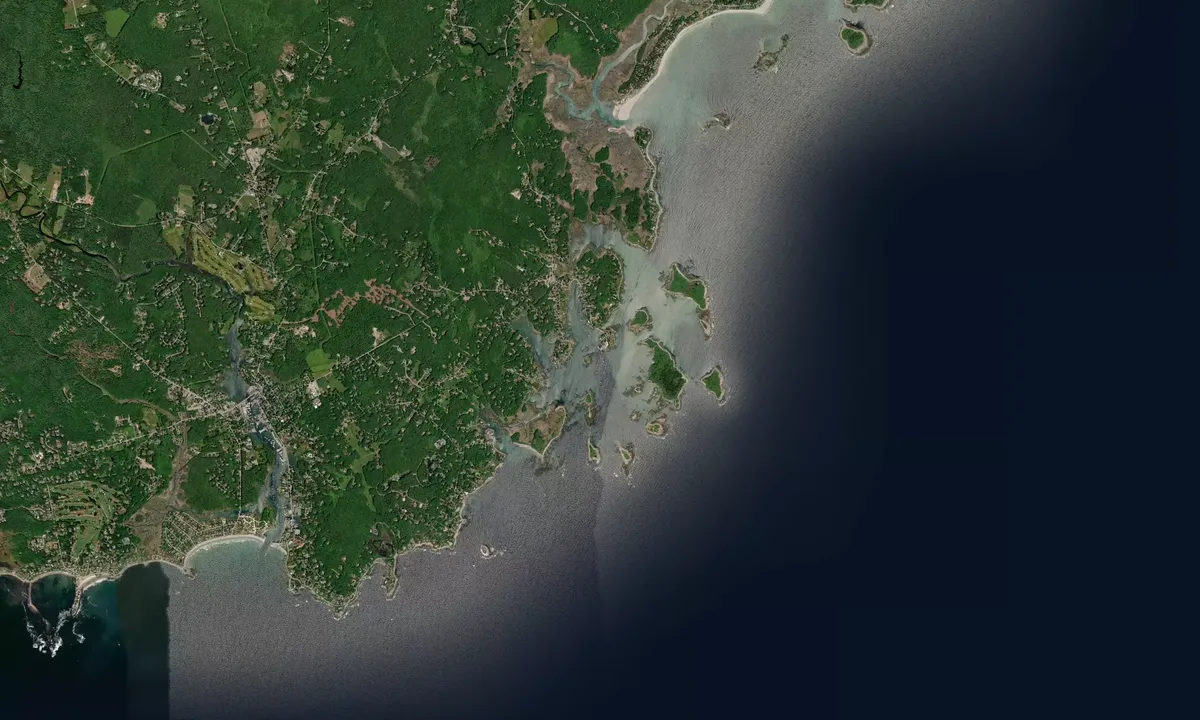 Flyfoto av Cape Porpoise