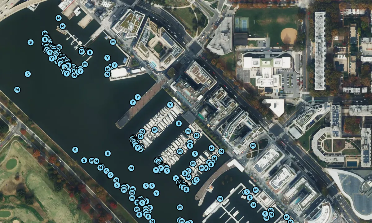 Satelite image of Capital Yacht Club - District of Columbia