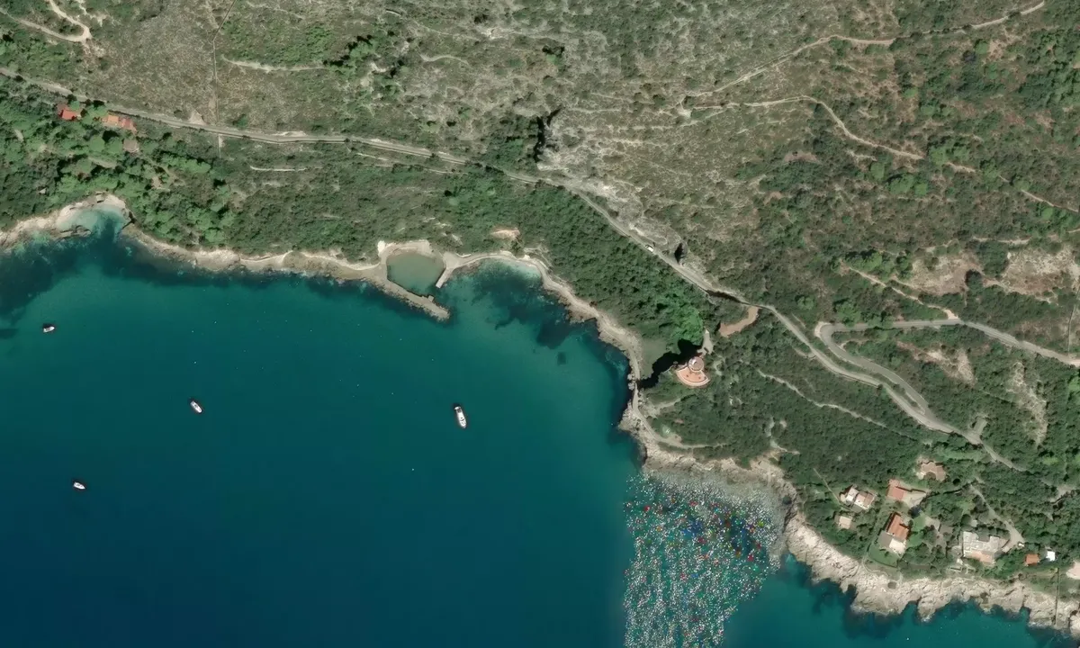 Satelite image of Capo Circeo